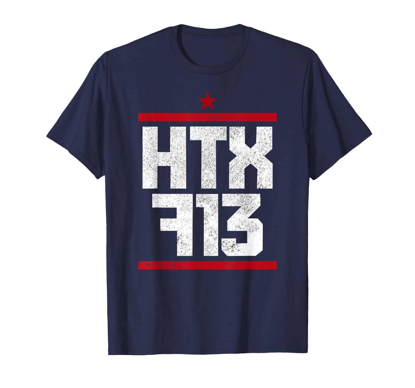 Houston Texas HTX 713 Area Code Vintage Pride T-Shirt