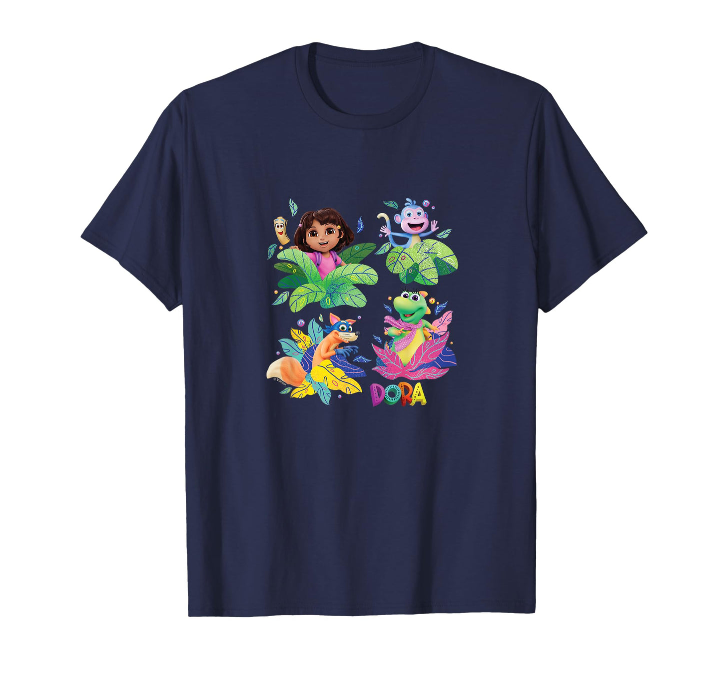 Kids Dora (2024) - Character Grid T-Shirt