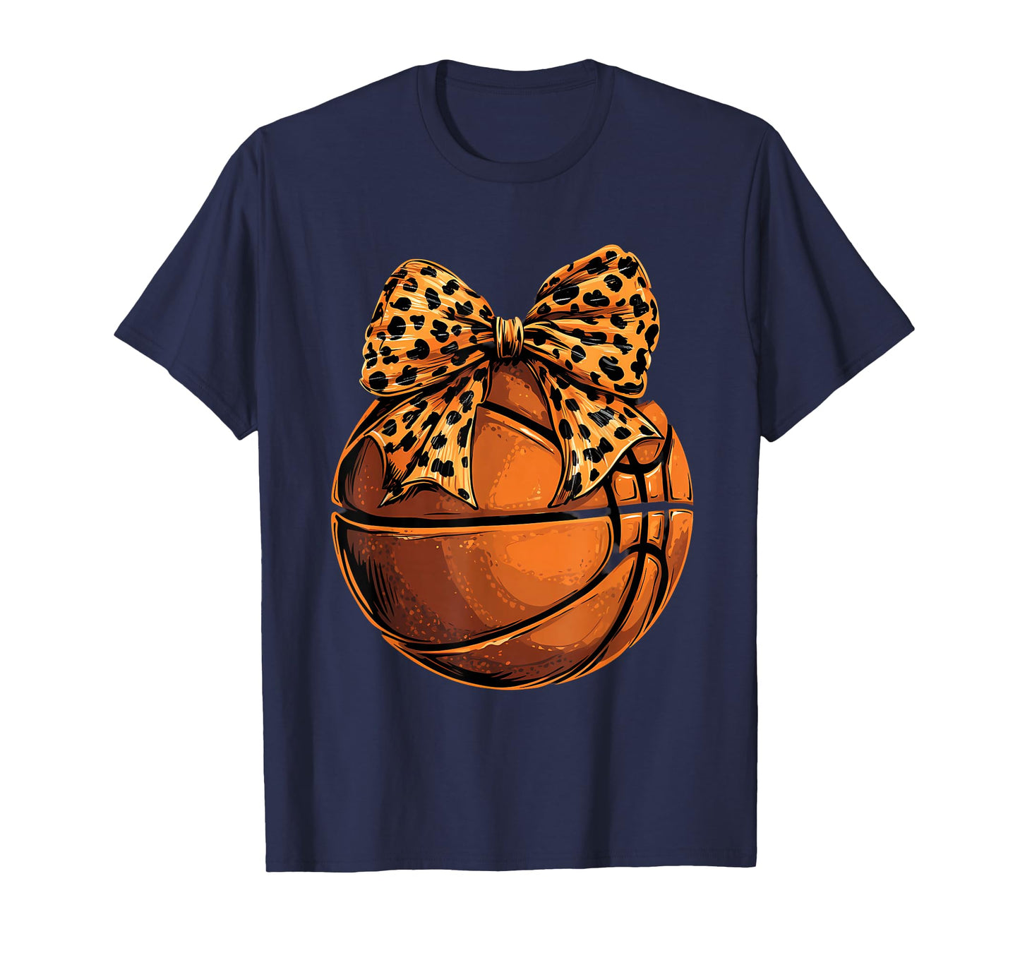 Basketball Coquette Bow Cute Basketball Player T-Shirt