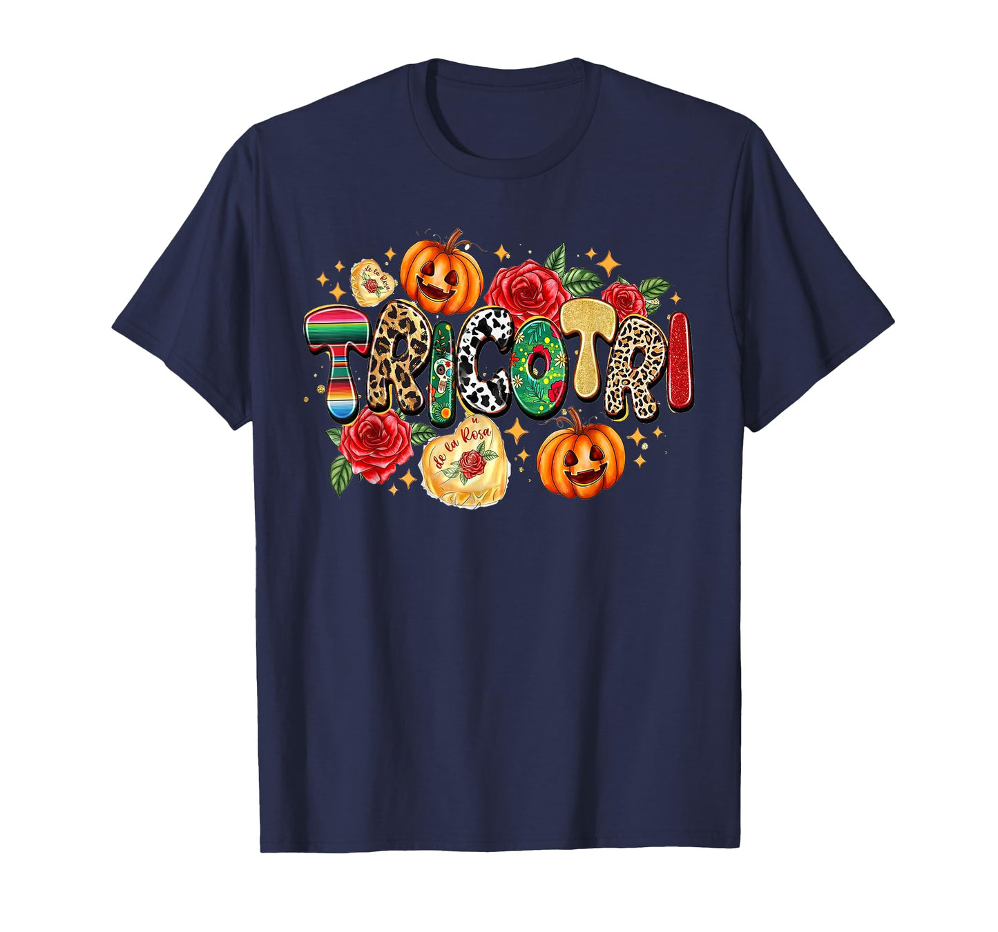 Tricotri With Candies, Happy Halloween, Spooky Vibes T-Shirt