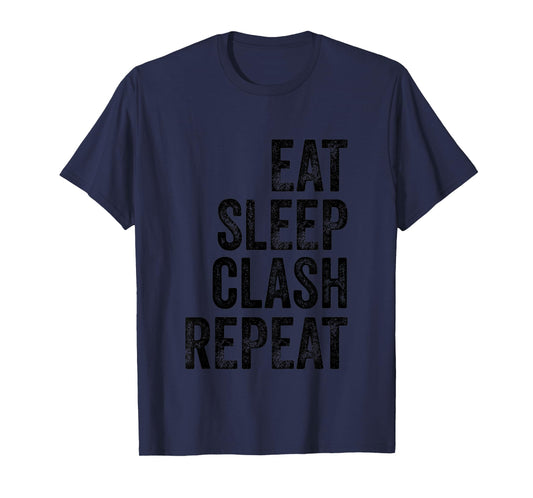 Kids Eat Sleep Clash Repeat Kids Present Child Gamer Boys Girls T-Shirt