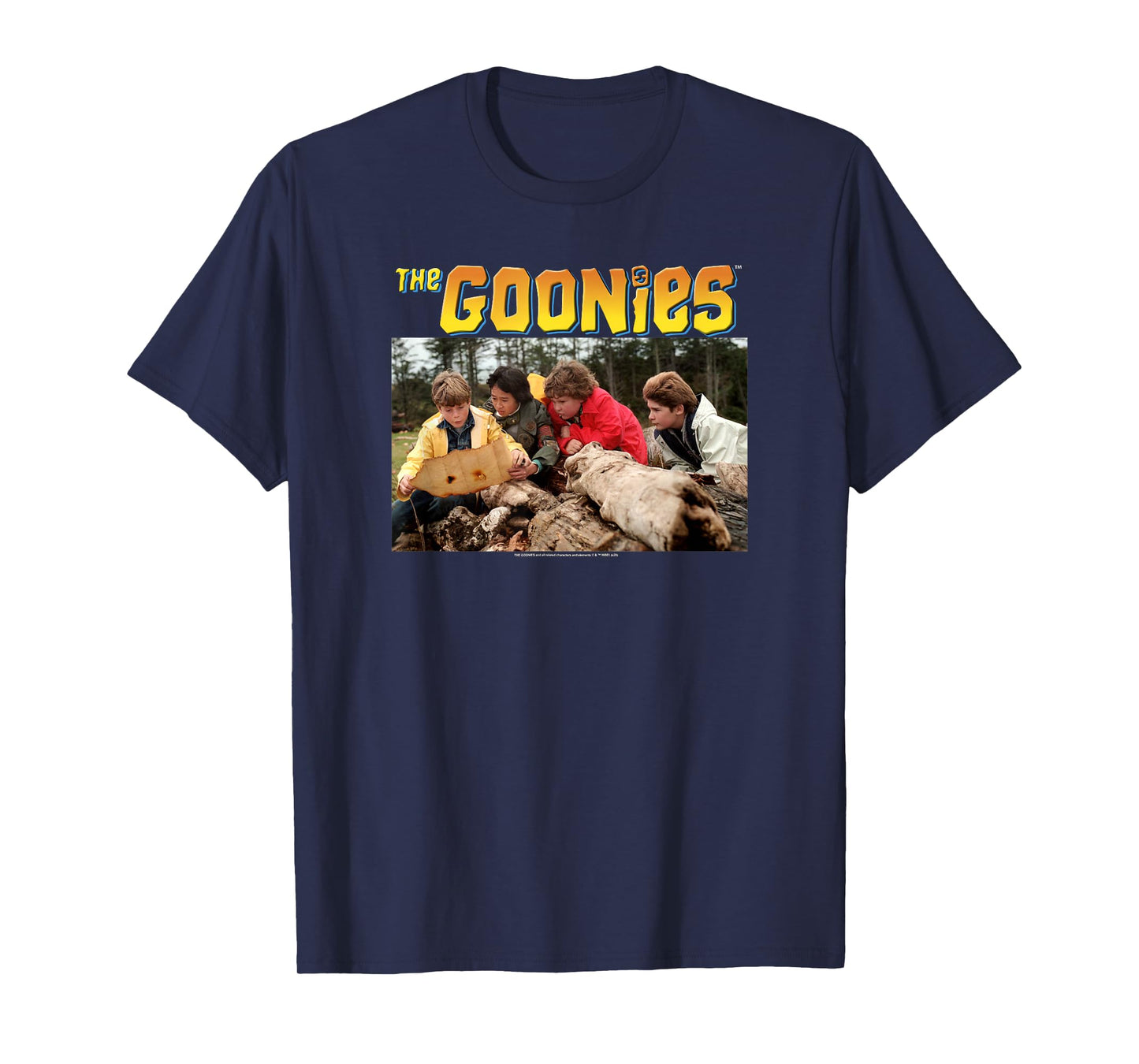 The Goonies Group Photo Logo T-Shirt