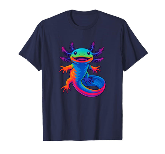 Axolotl Beautiful Colorful Axolotl T-Shirt