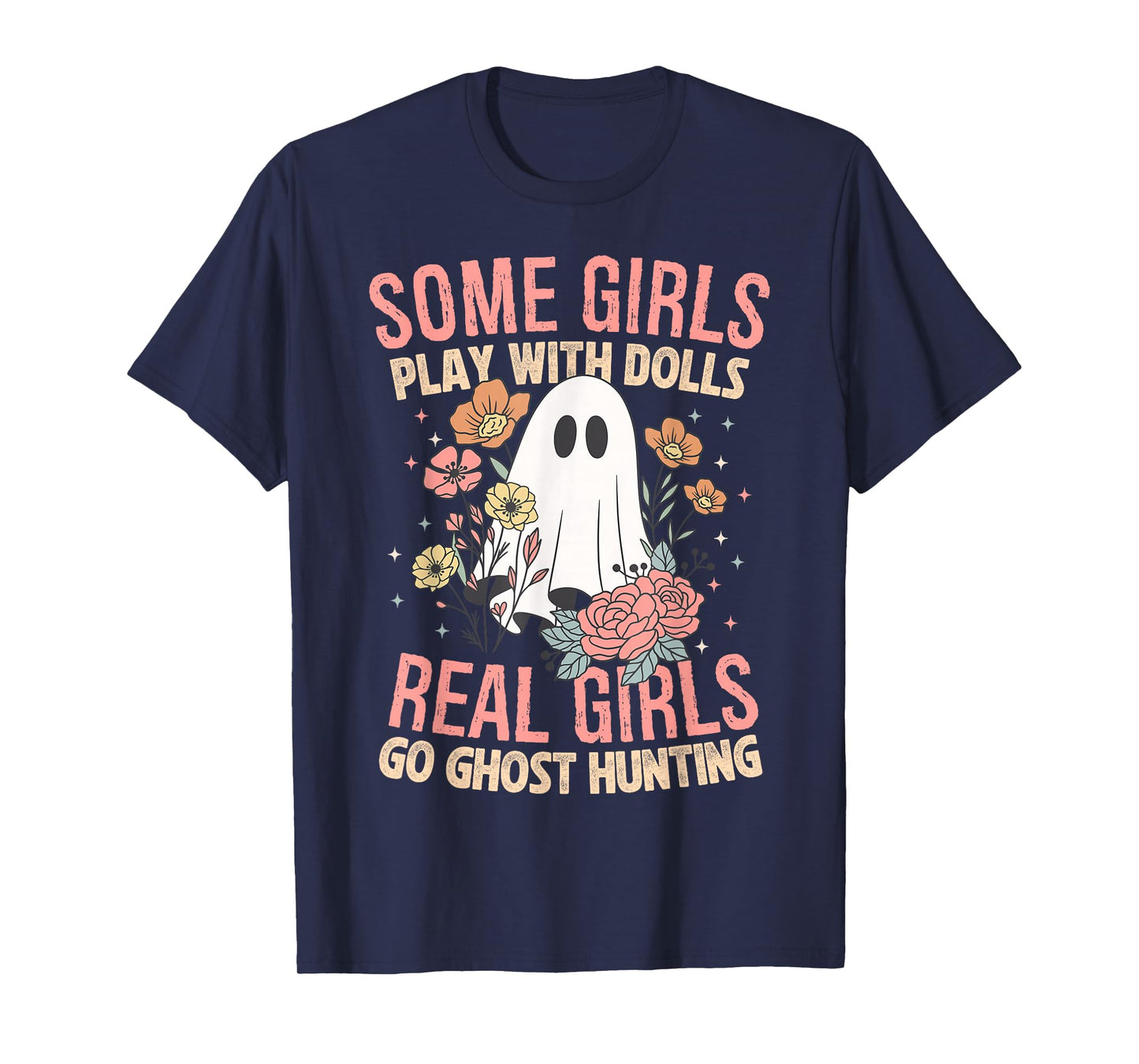 Girls Go Ghost Hunting Paranormal Adventure Ghost Researcher T-Shirt