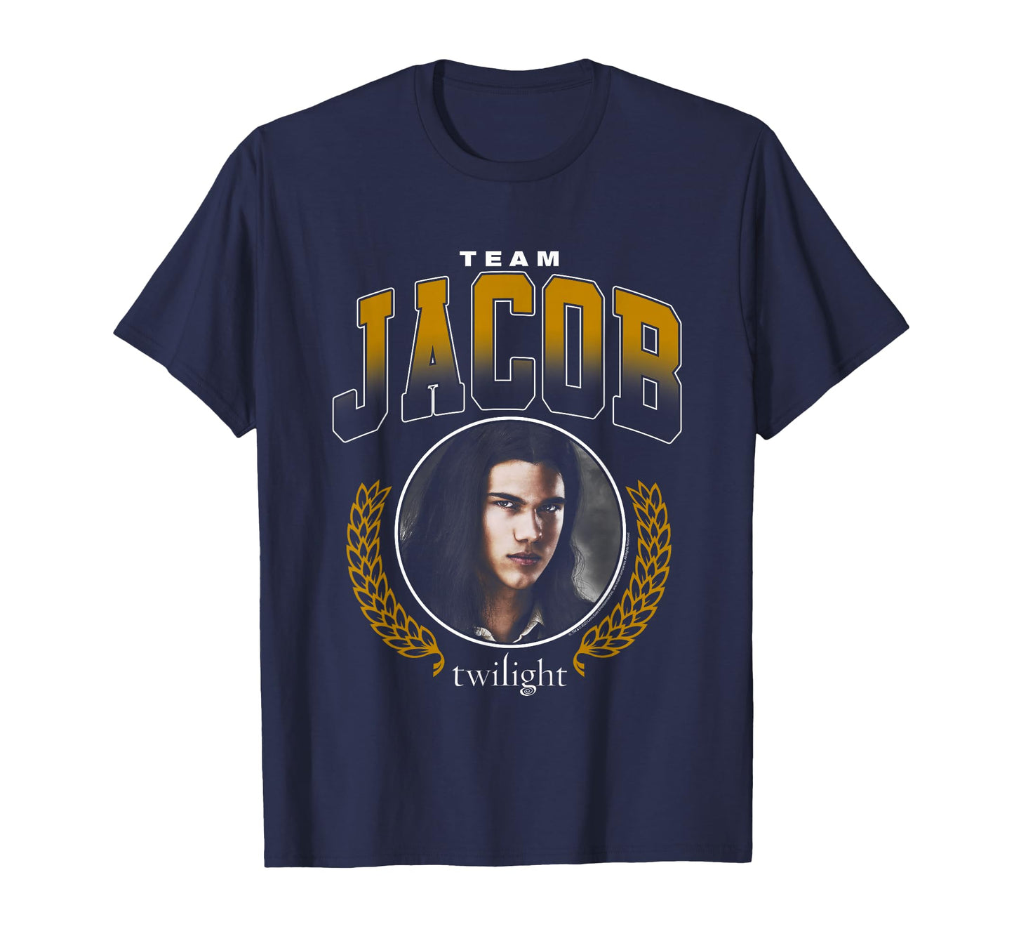 Twilight Team Jacob Varsity Lettering Werewolf Movie T-Shirt