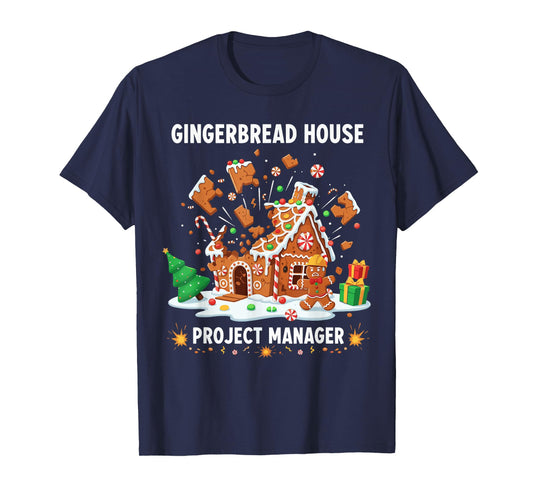 Gingerbread Man Costume, Gingerbread House Project Manager T-Shirt