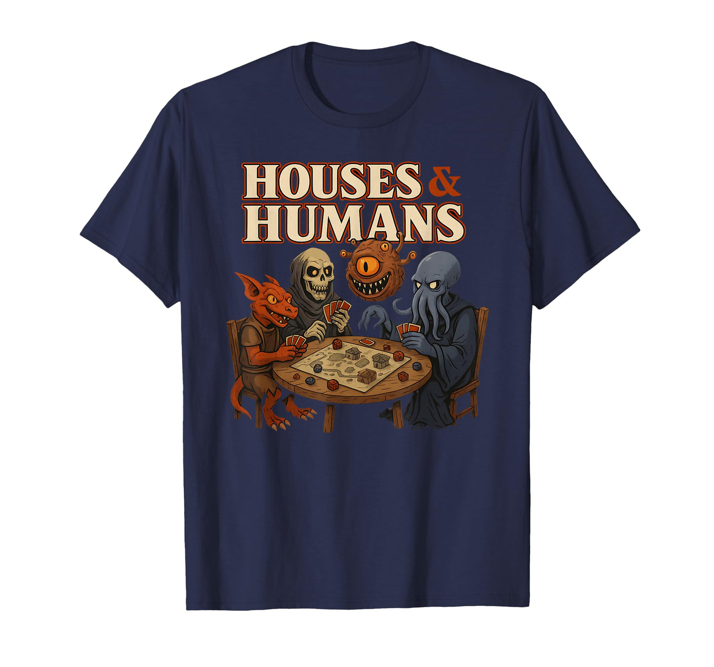 RPG Gamer Gaming Night Fun with Friends Tabletop Adventures T-Shirt