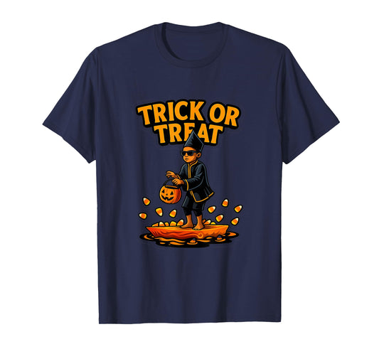 Aura Farming Trick or Treat Halloween Costume Vibes T-Shirt