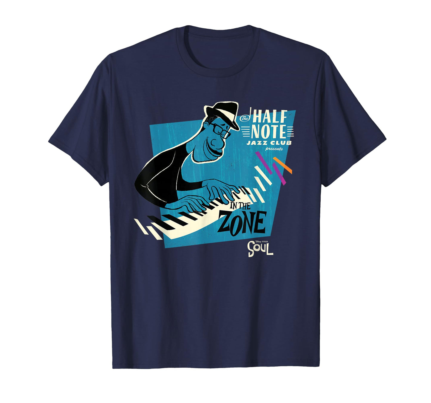 Disney and Pixar's Soul Joe Gardner Jazz Club In the Zone T-Shirt