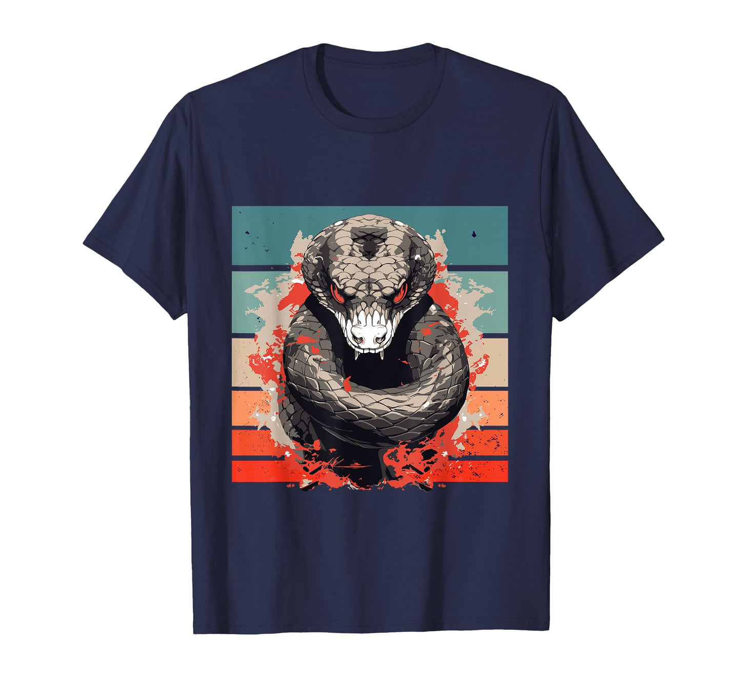 Japanese Snake Japan Art Japanese Aesthetic Anime Reptiles T-Shirt