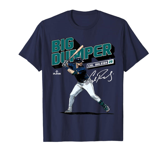 Cal Raleigh | Seattle MLB Baseball Players | MLBCRA205M T-Shirt