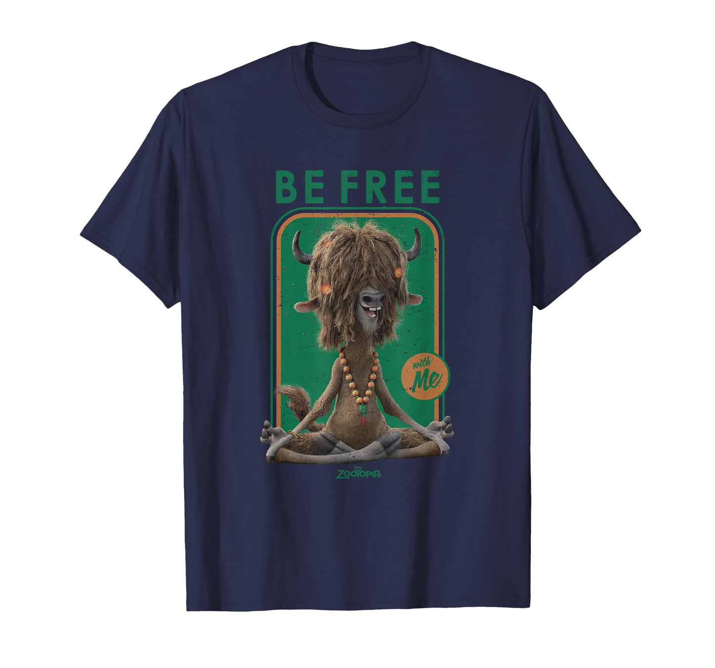 Disney Zootopia Yax the Yak Be Free With Me T-Shirt