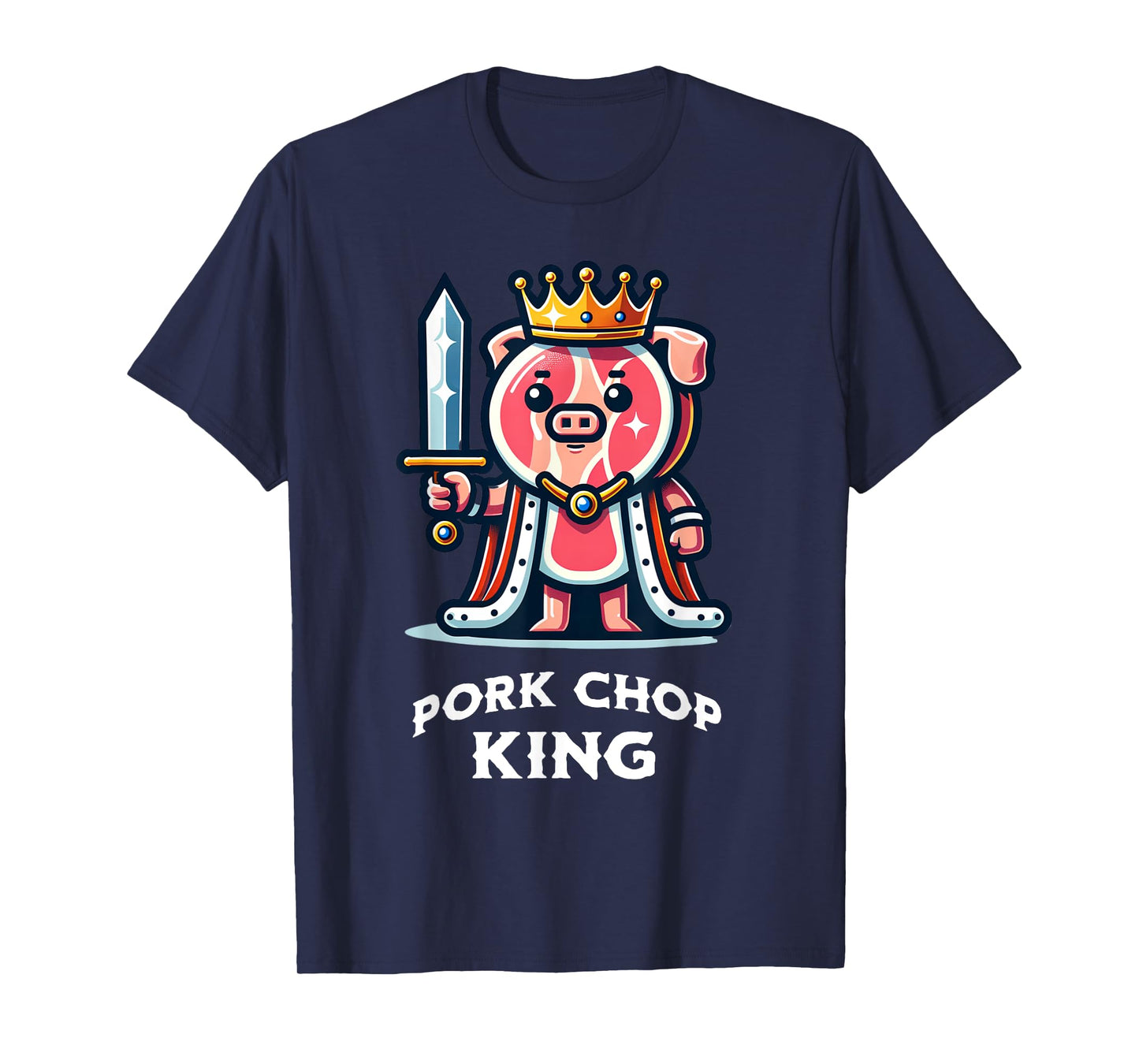 Pork Chop Queen Funny Quote Pork Chop Lover T-Shirt