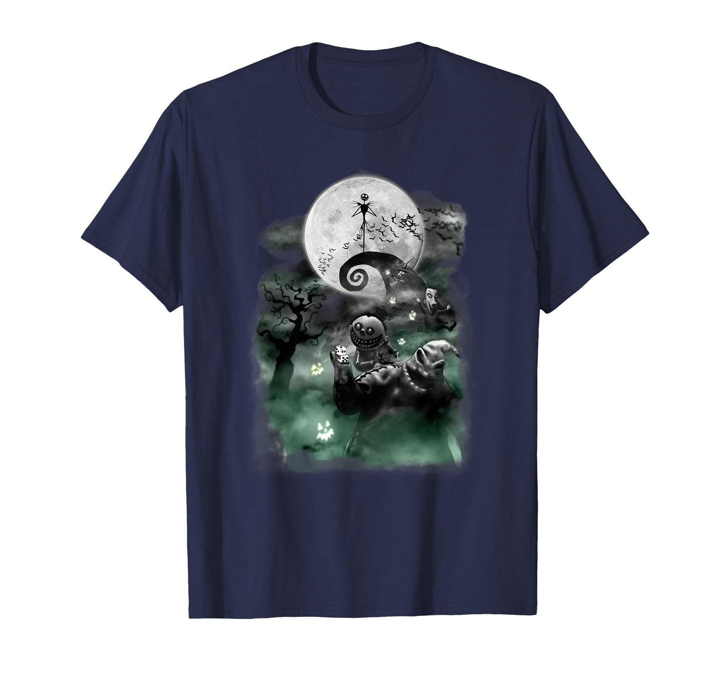 Disney - The Nightmare Before Christmas Haunted Scene T-Shirt