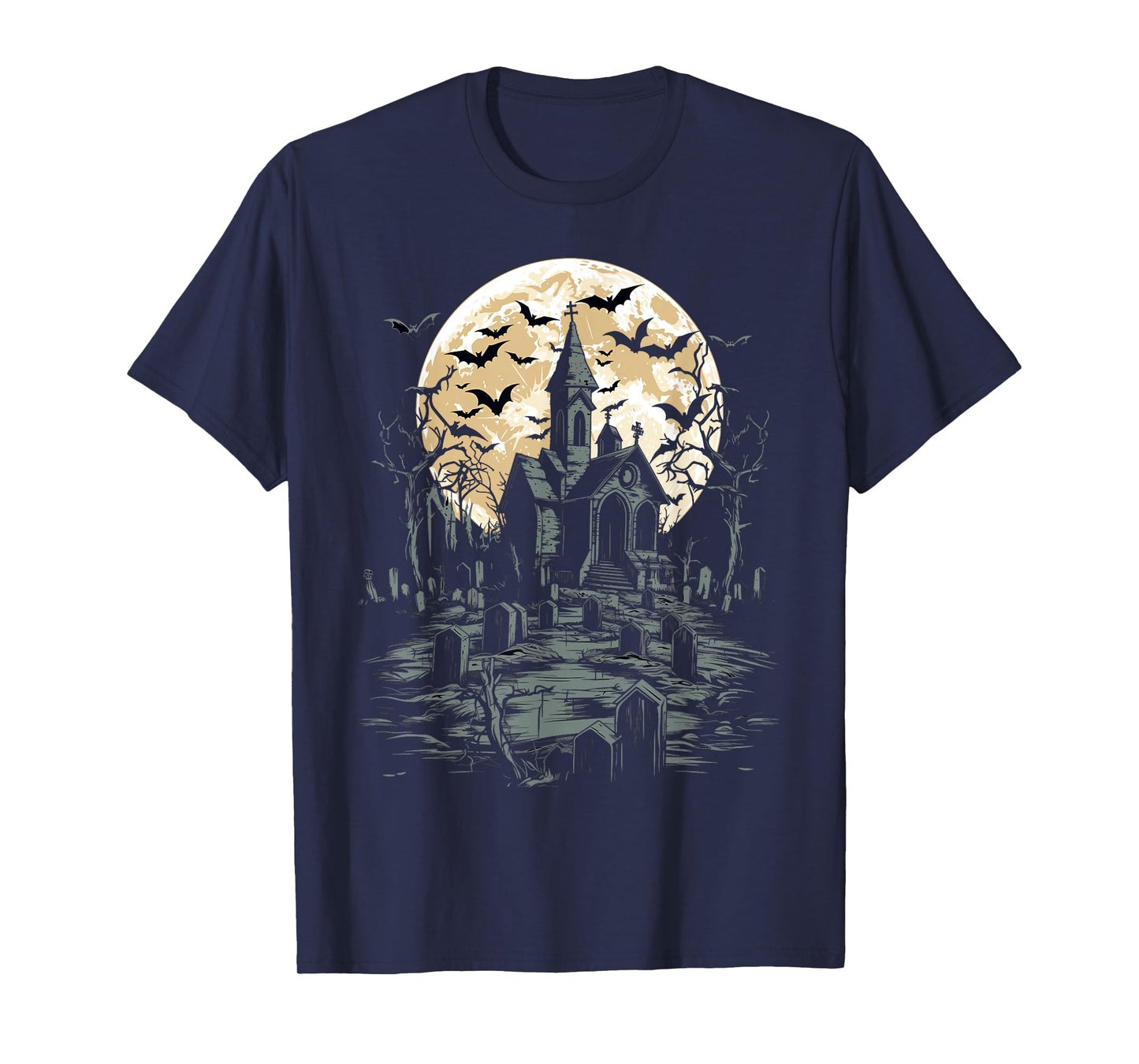 Halloween Spooky Haunted Mansion T-Shirt