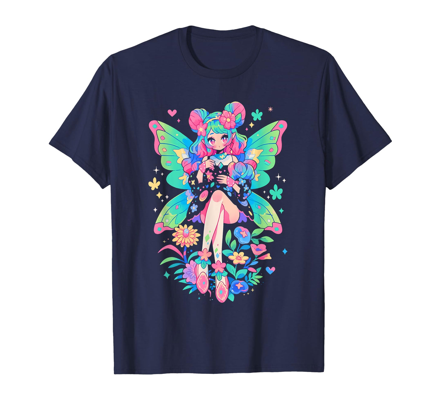 Anime Manga Girl | Kawaii Fairycore Fairy Kei Decora Kei T-Shirt