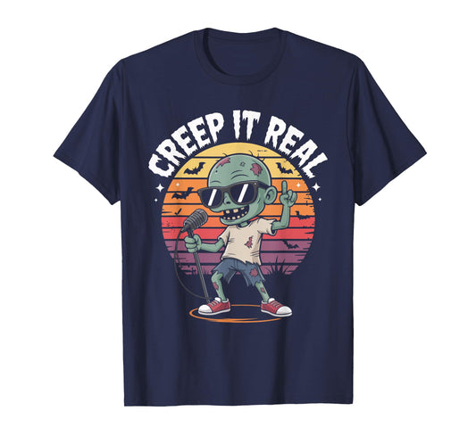 Creep It Real Halloween Costume Funny T-Shirt