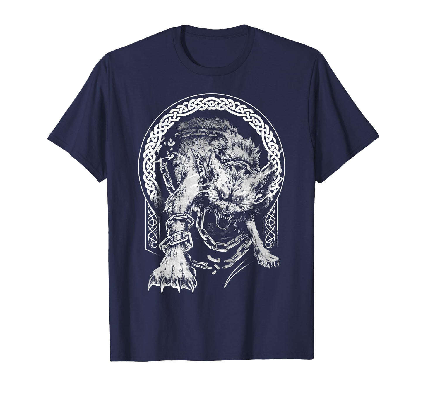 Fenrir Wolf Viking Nordic Pagan Mythology T-Shirt