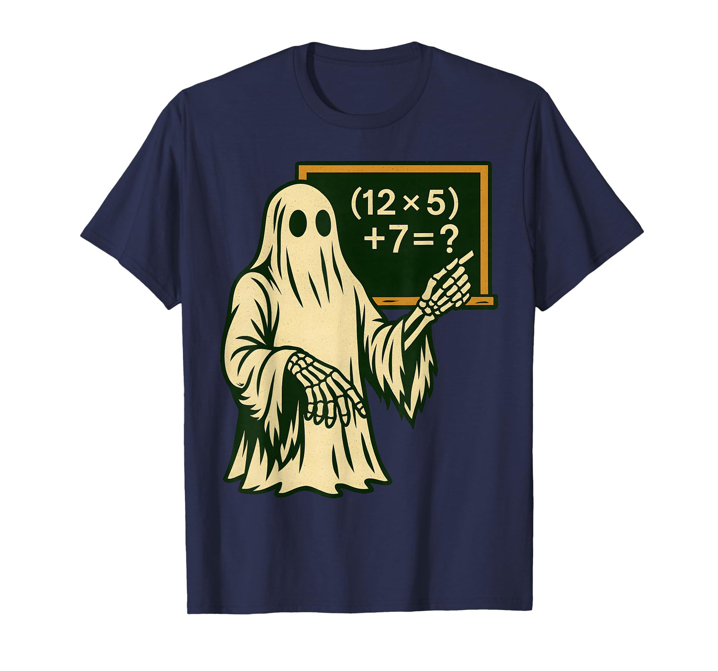 67 Teacher Halloween Ghost Six Seven Meme Brainrot Math Joke T-Shirt