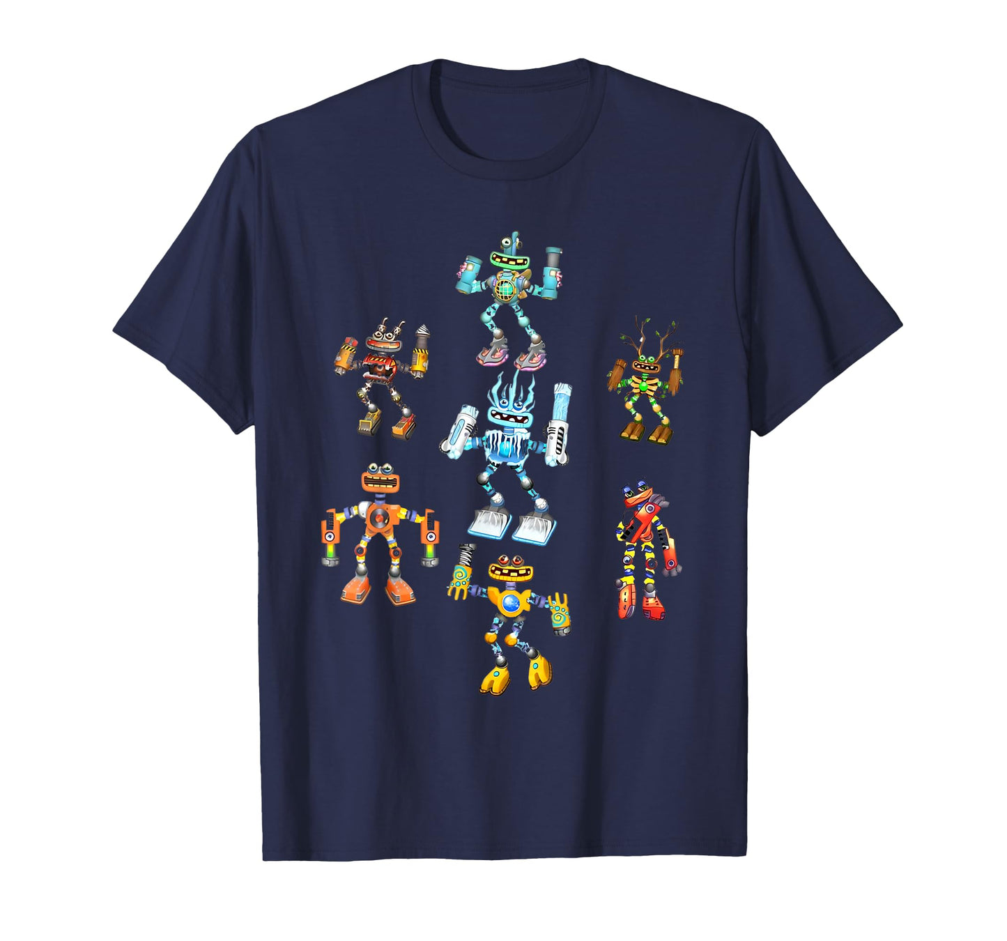 Singing Monsters Plush Robots Costume For Men And Women T-Shirt