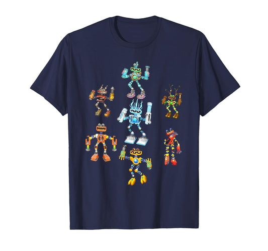 Singing Monsters Plush Robots Costume For Men And Women T-Shirt