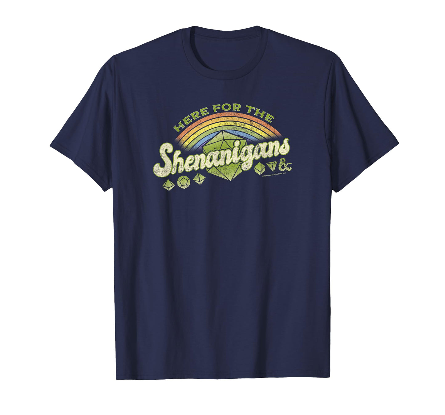 Dungeons & Dragons Here For The Shenanigans St. Patrick's T-Shirt
