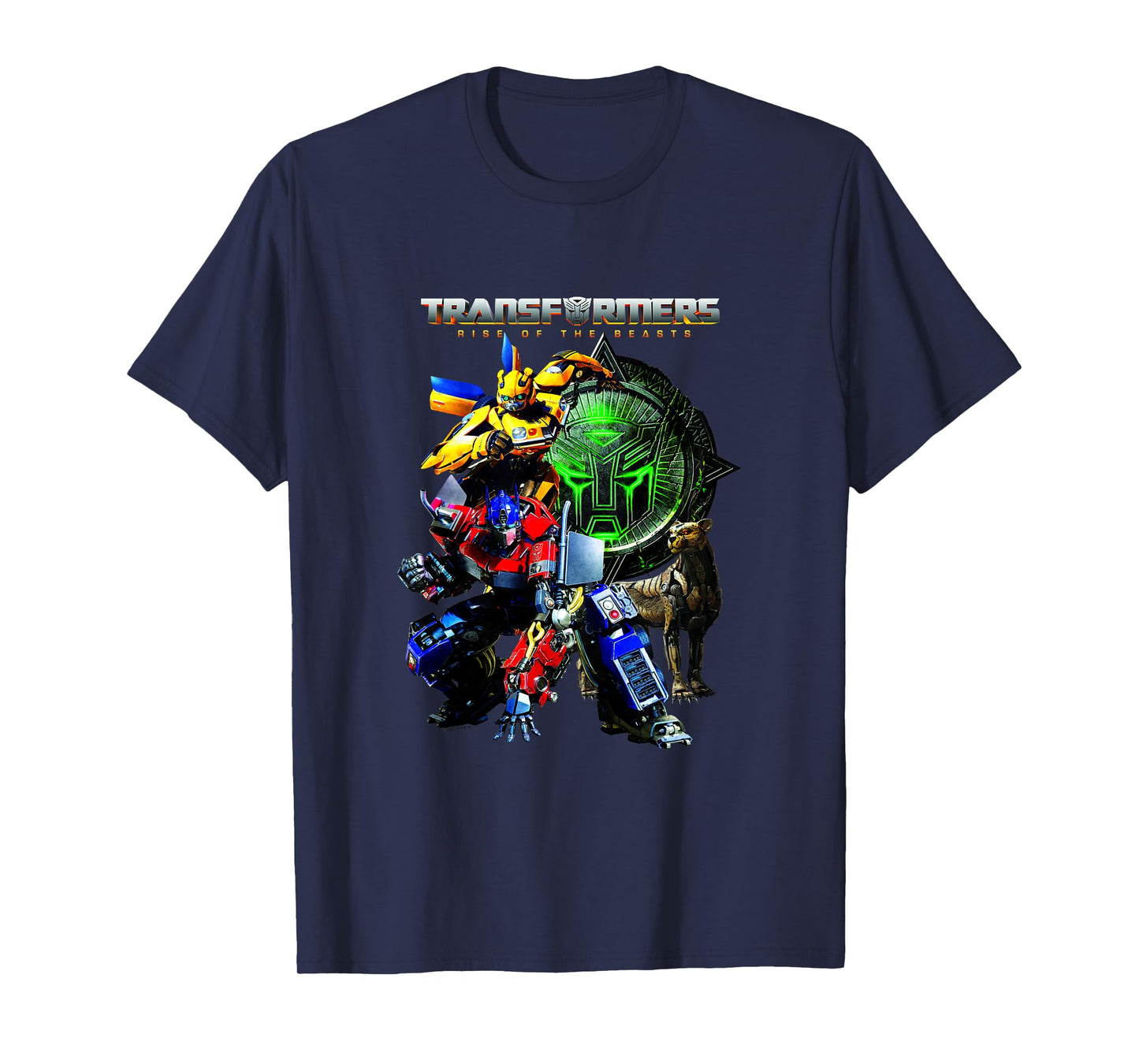 Transformers: Rise of The Beasts Heroes Vintage Group Shot T-Shirt