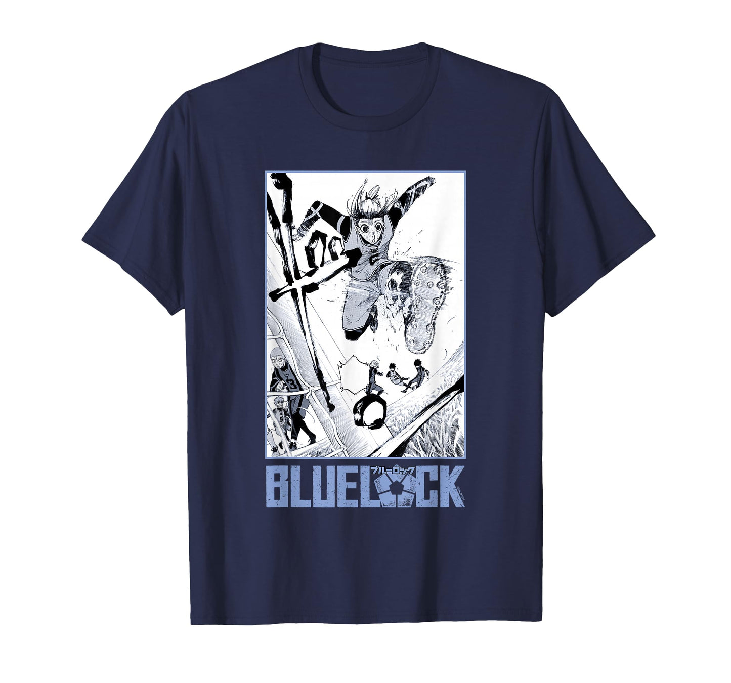 Blue Lock Gin Gagamaru Goalkeeper Big Chest Panel Portrait T-Shirt