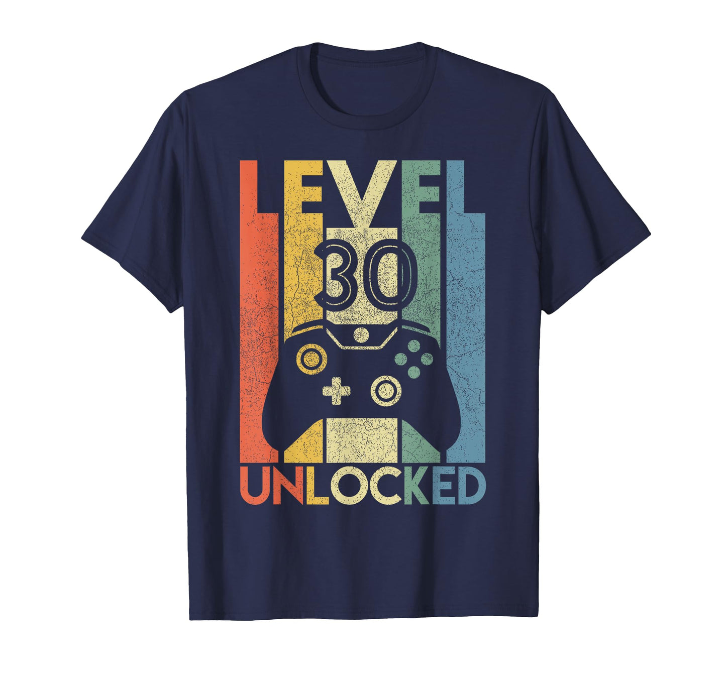 Level 30 Unlocked Funny Video Gamer 30th Birthday Gift T-Shirt
