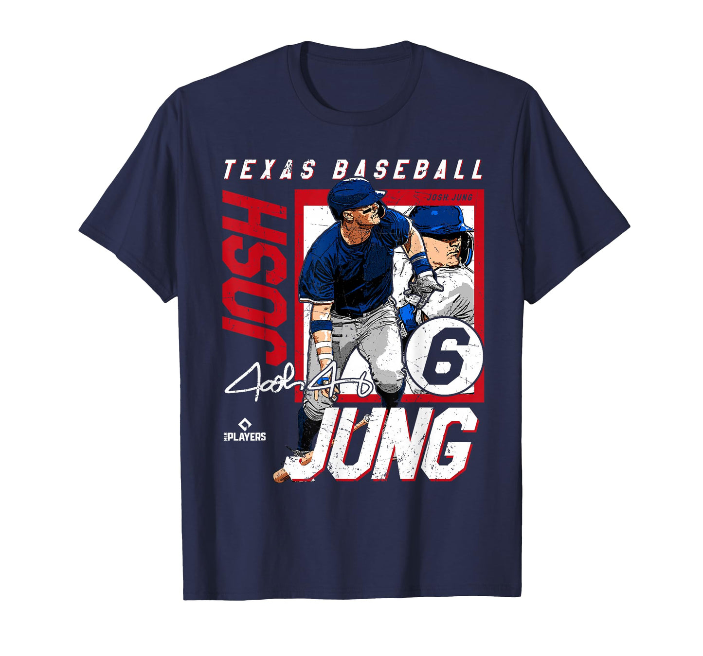 Josh Jung | Texas MLB Baseball Players| MLBJJU204M T-Shirt