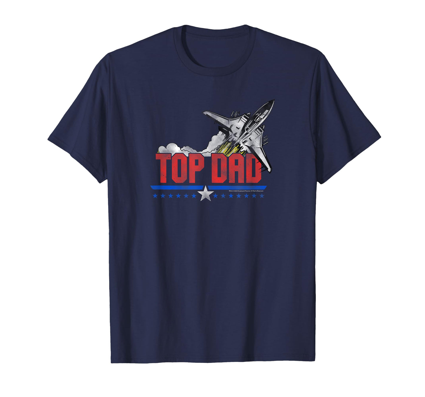 Top Gun Top Dad Father's Day Fighter Jet Action Movie T-Shirt