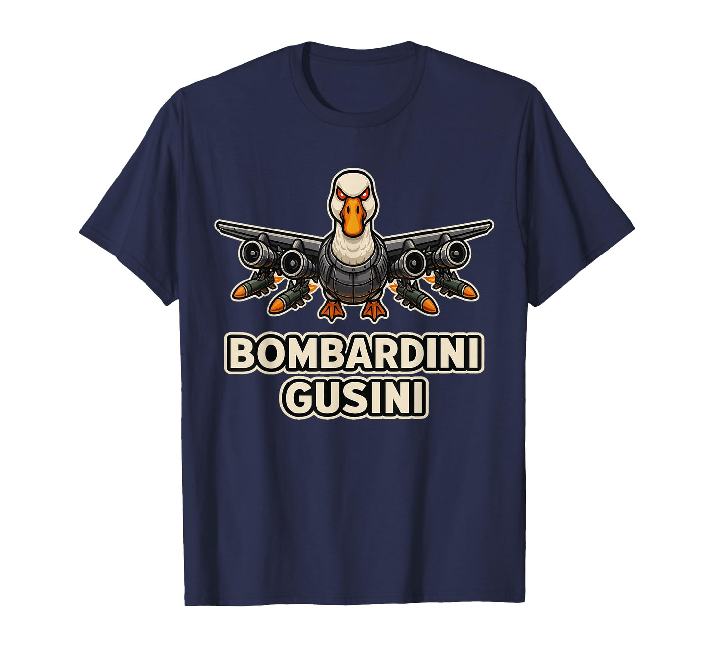 Bombardini Gusini - Funny Goose Brain Rot Kids Duck Meme T-Shirt