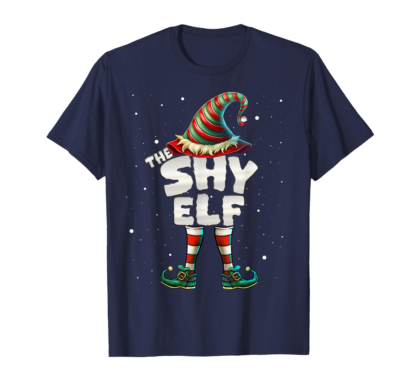 I'm The Shy Elf Family Matching Group Christmas T-Shirt
