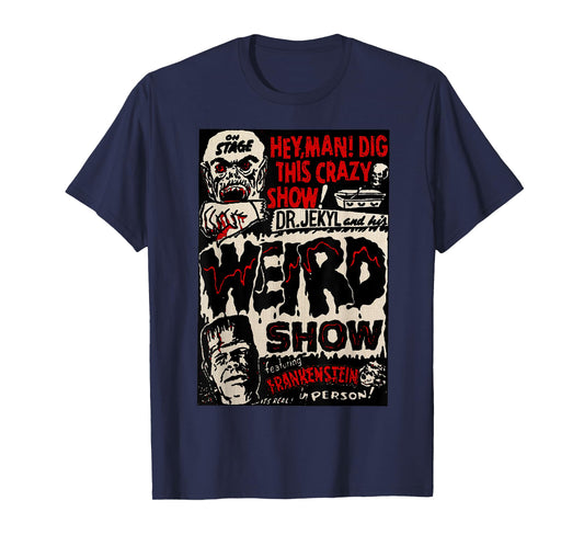 Horror Movie Monster Vintage Halloween Frankenstein T-Shirt