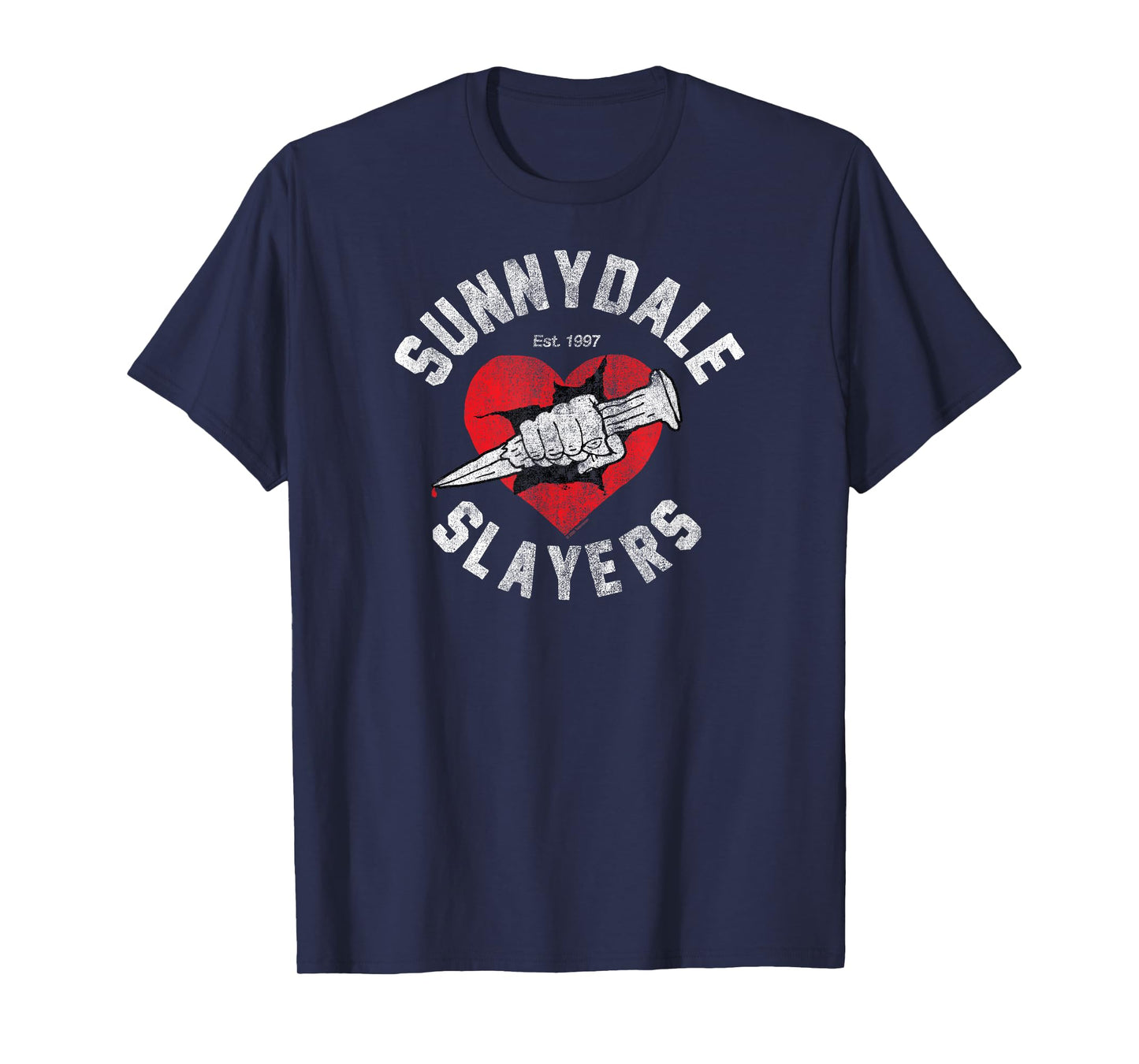 Buffy the Vampire Slayer Sunnydale Slayers Heart TV Show T-Shirt