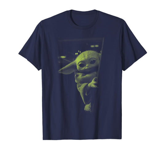 Star Wars: The Mandalorian Grogu Watching T-Shirt