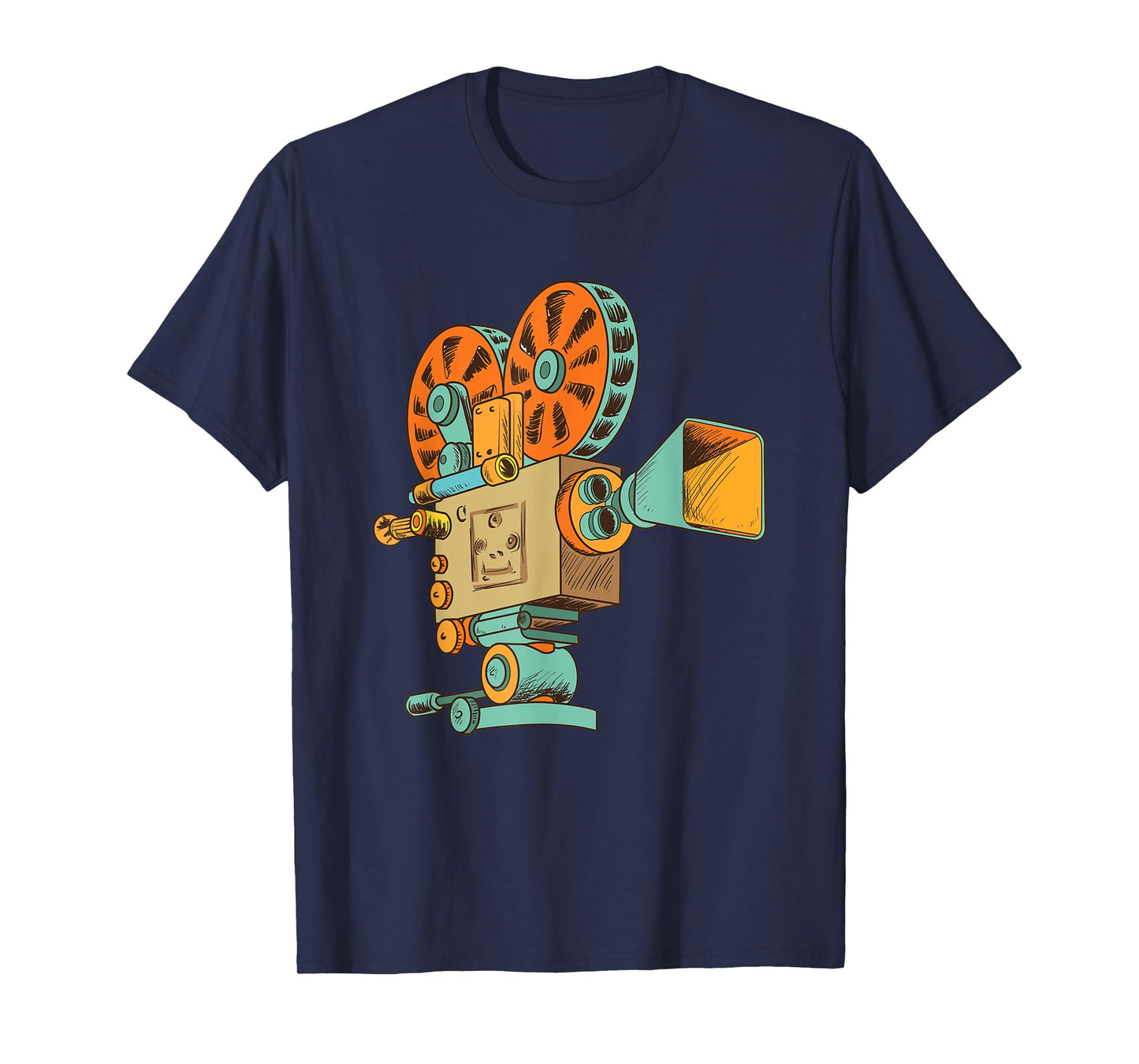 Retro Vintage Film Camera for Filmmakers and Movie Directors T-Shirt