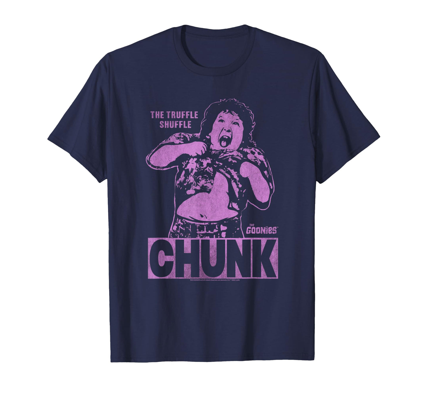 The Goonies Chunk Truffle Shuffle Vintage Poster T-Shirt