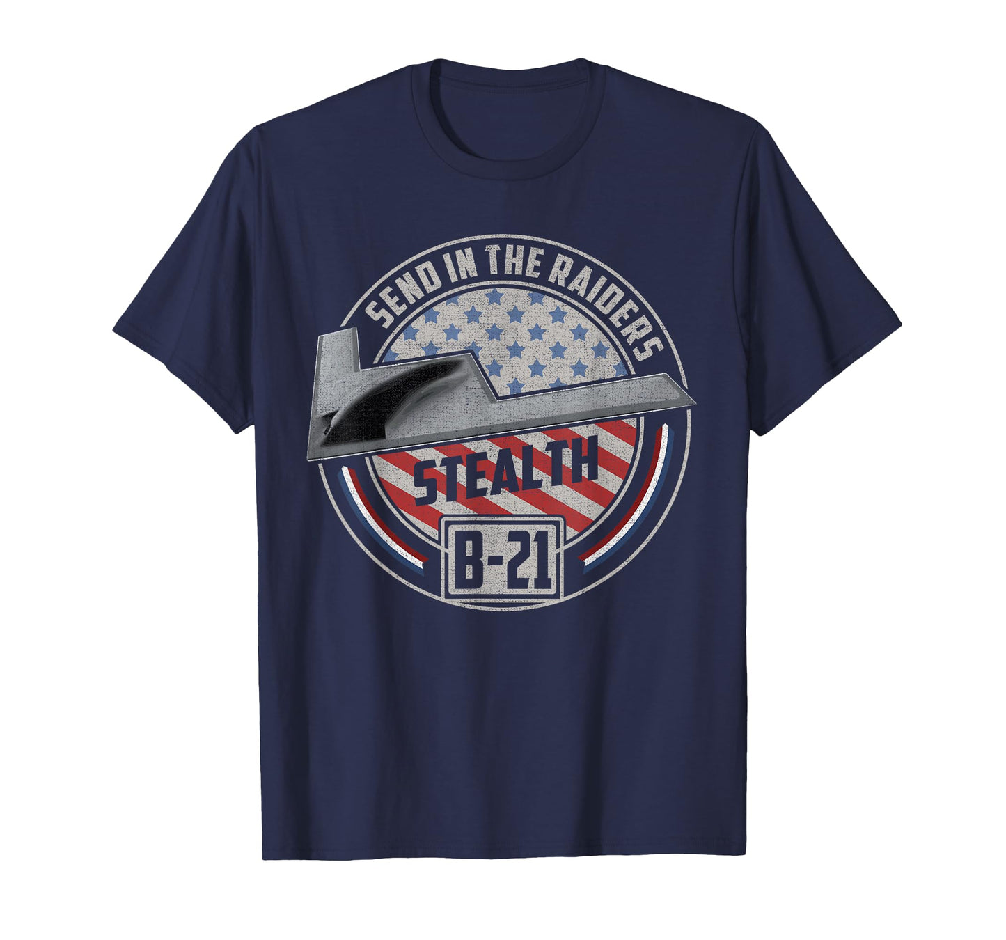 US B-21 Raider Stealth Bomber Military Aircraft T-Shirt
