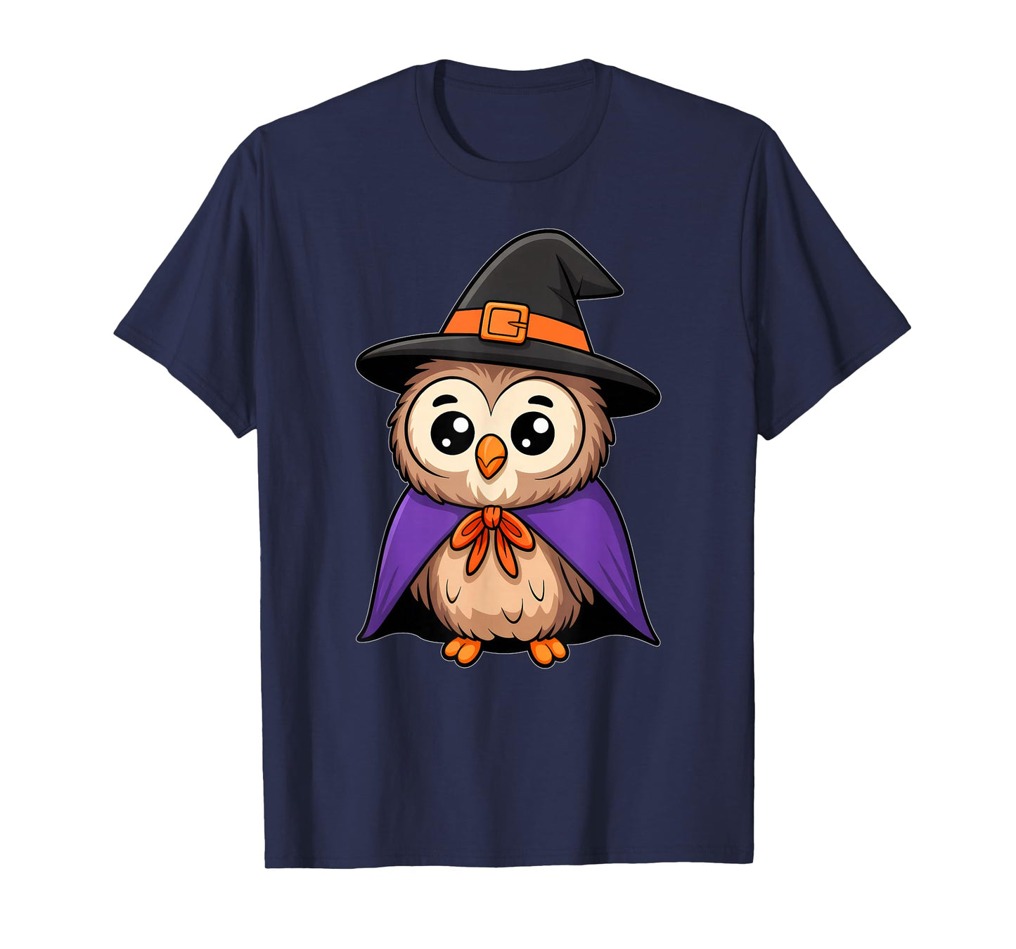 Cute Halloween Owl Witch Hat Costume Boys Girls Kids Toddler T-Shirt