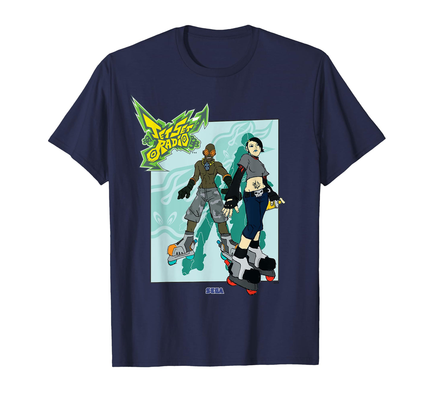 Jet Set Radio Duo Garam, Cube SEGA Dreamcast Video Game T-Shirt