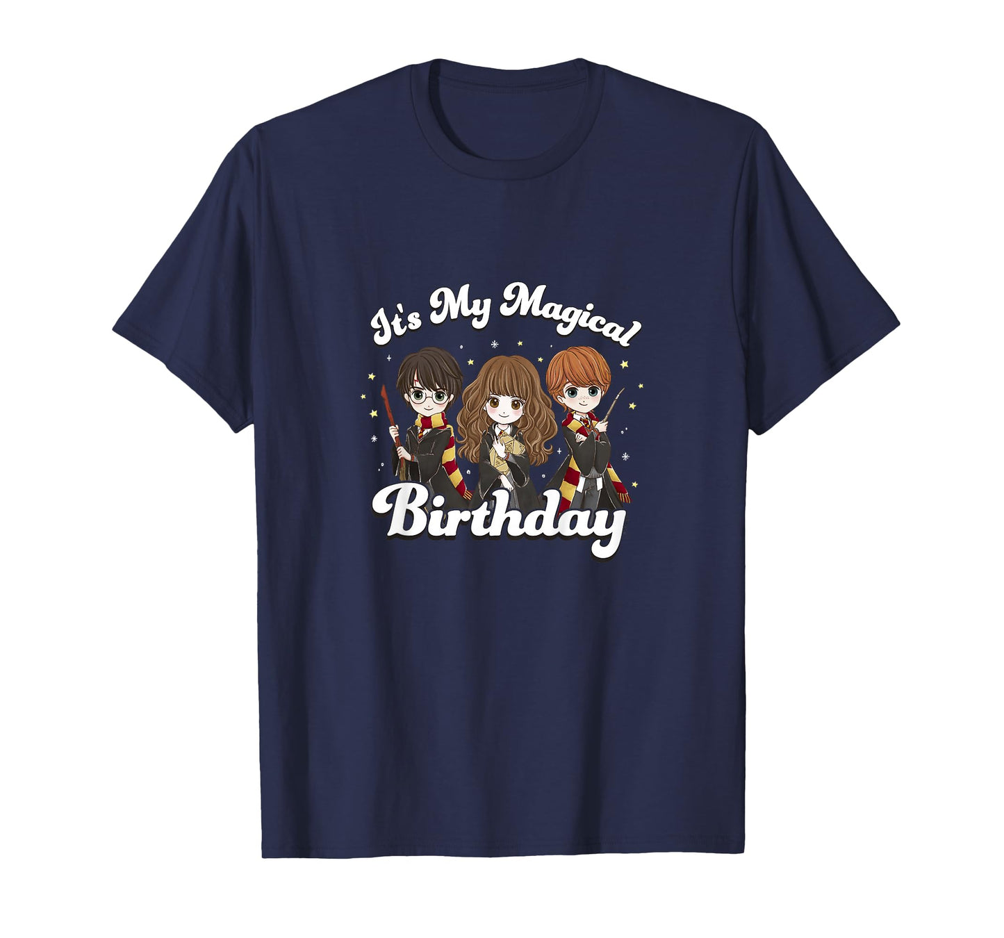 Kids Harry Potter It's My Magical Birthday Main Trio Anime Youth T-Shirt