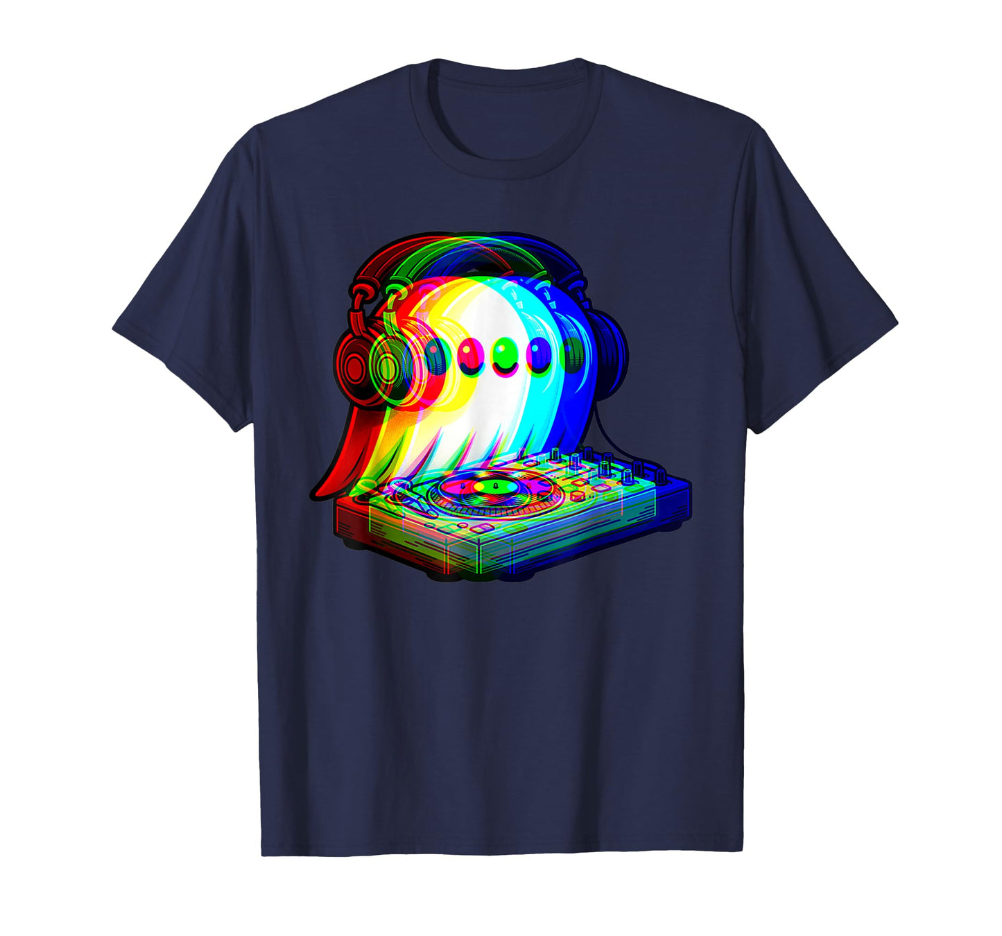 house music ghost Halloween Techno Rave Halloween Party T-Shirt