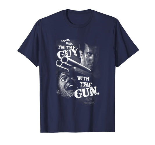 Army of Darkness Guy with The Gun T-Shirt Small