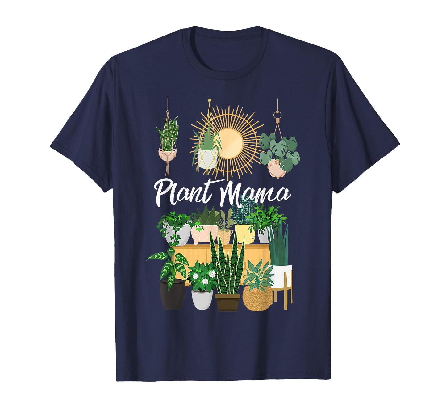 Plant Mama Crazy Plant lady Mom Indoor Flower Floral Garden T-Shirt