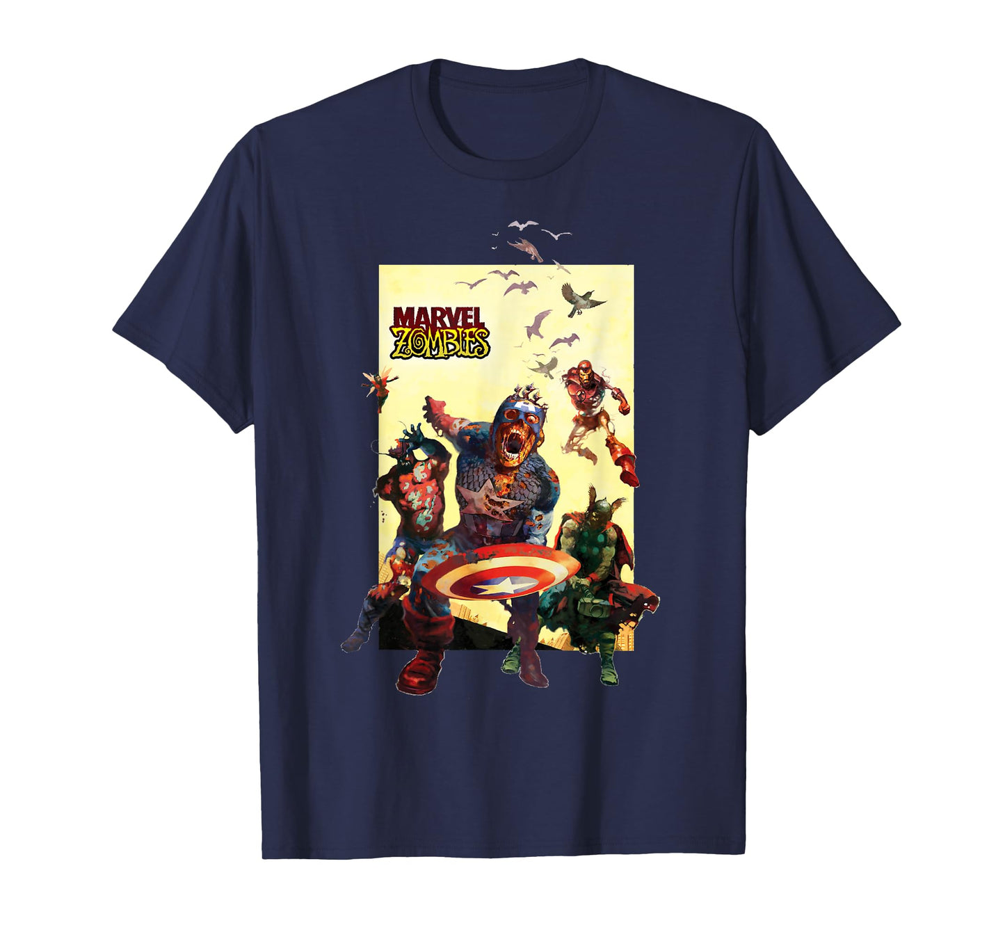 Marvel Zombies Avengers Group Shot Zombie T-Shirt