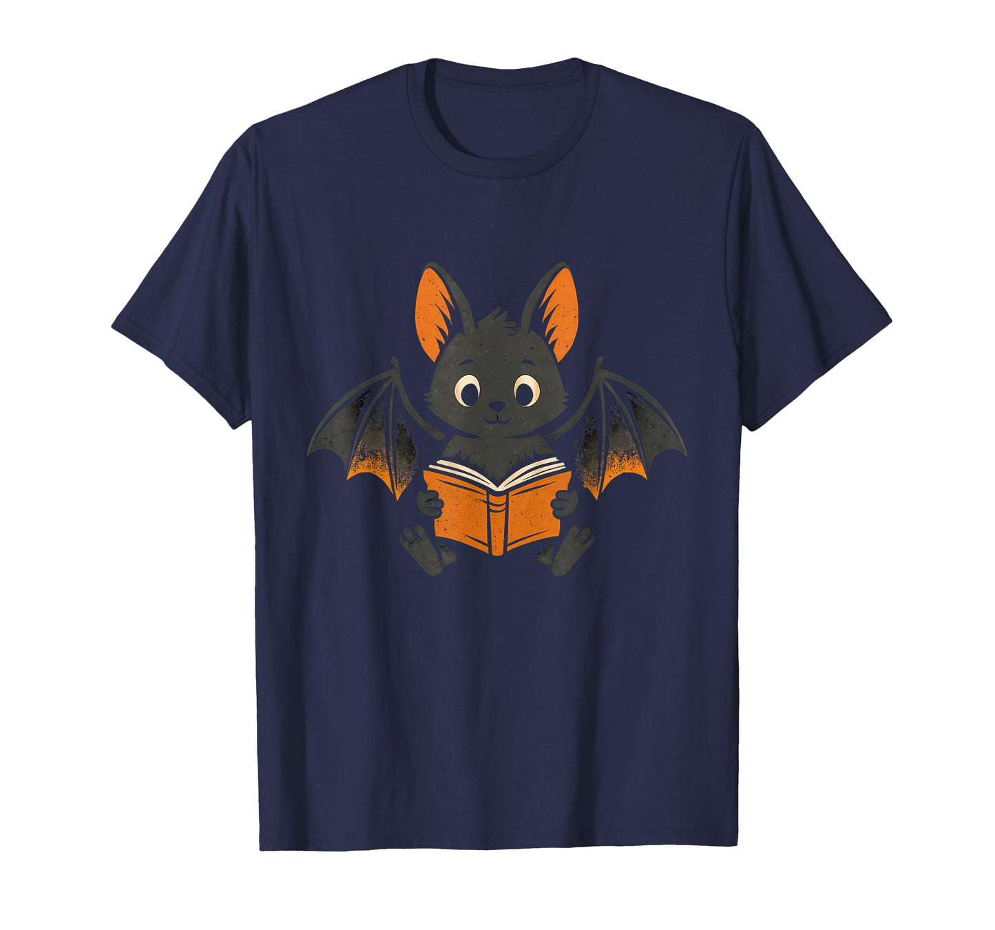 Bat Reading Book T-Shirt