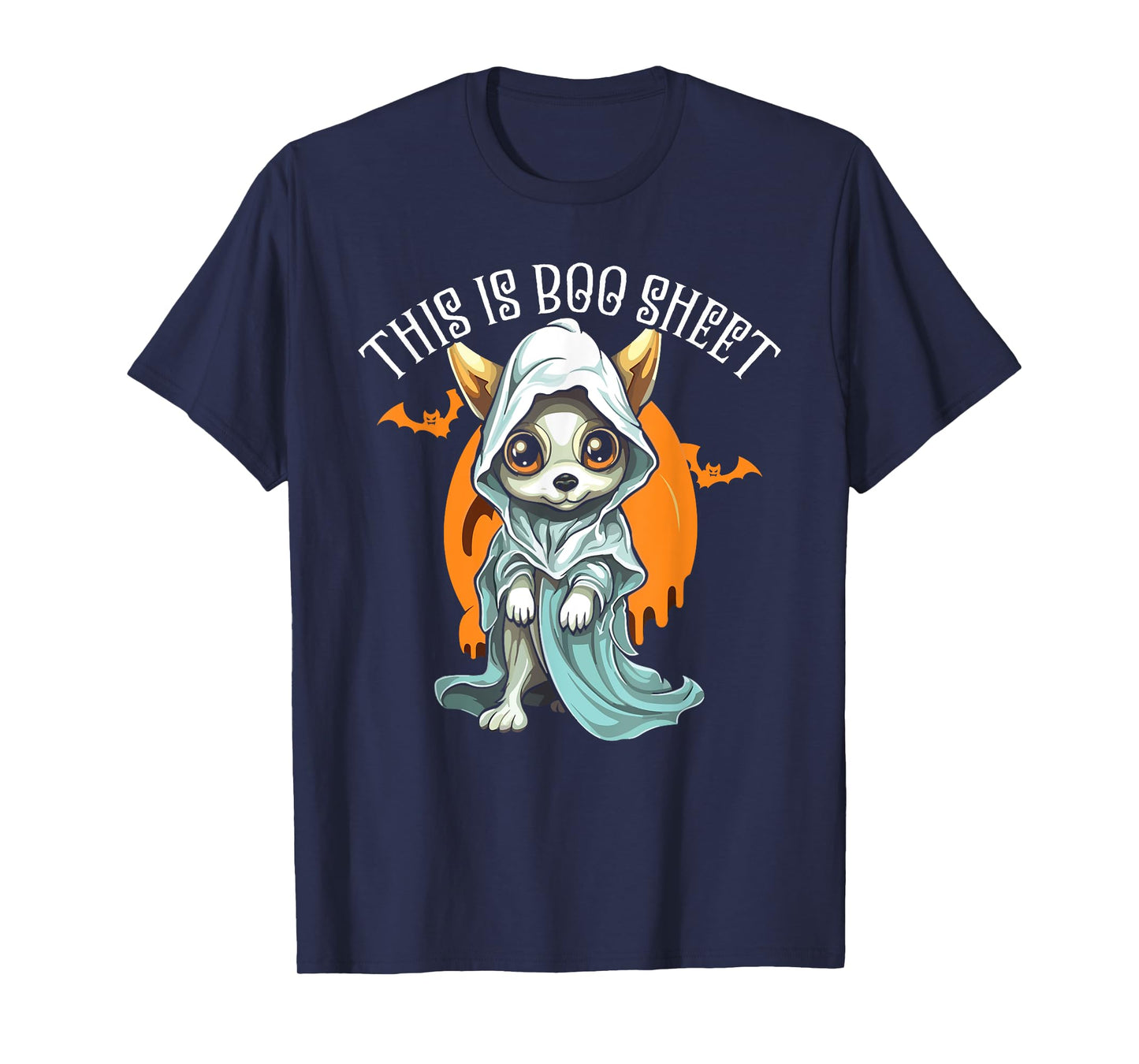 Chihuahua Halloween Puppy Trick Or Treat Spooky Dog Lover T-Shirt