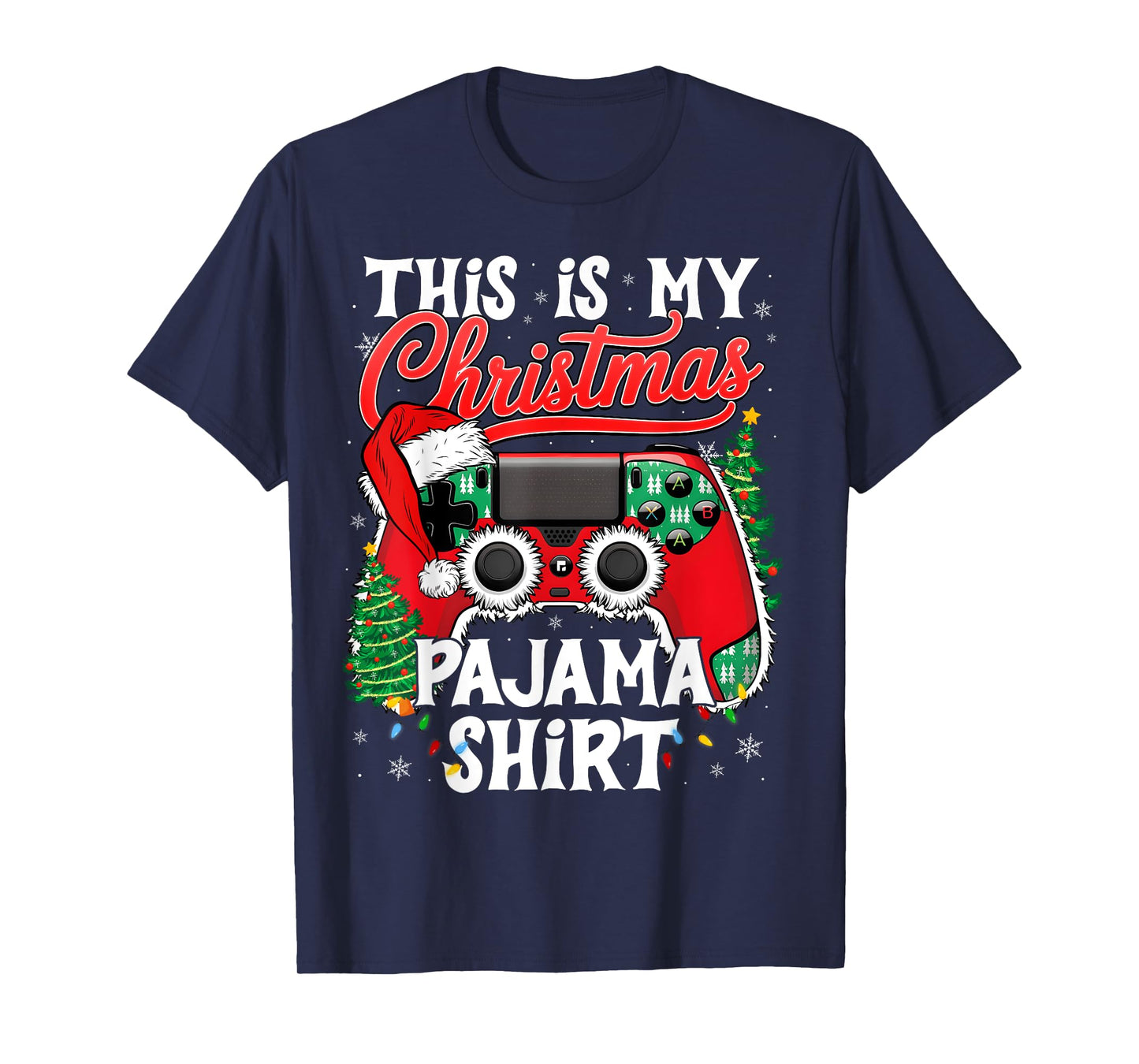 This is My Christmas Pajama Video Game Gamer Boys Teens T-Shirt