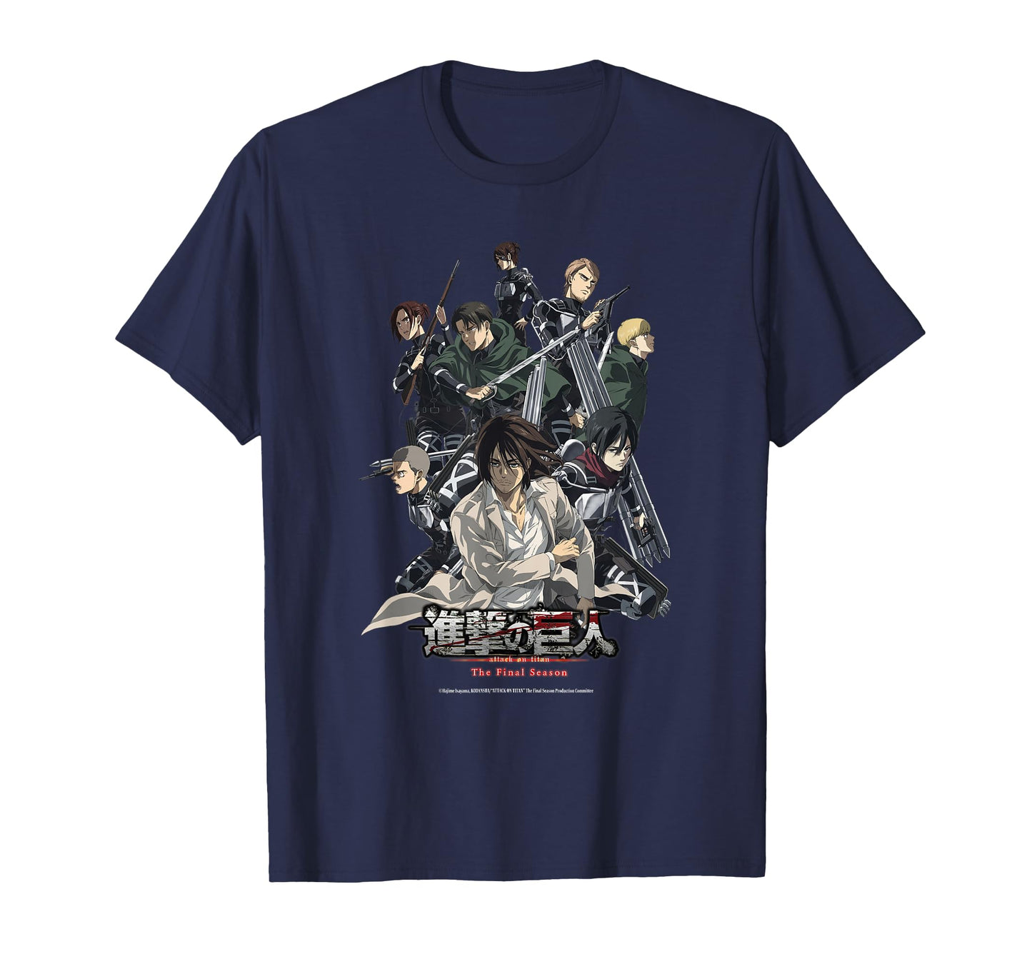 Attack on Titan Final Season - The Factions T-Shirt